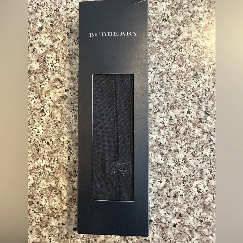 Burberry Men’s Black Dress Socks - Size 7-12 NEW